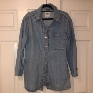 Zara Denim Shacket